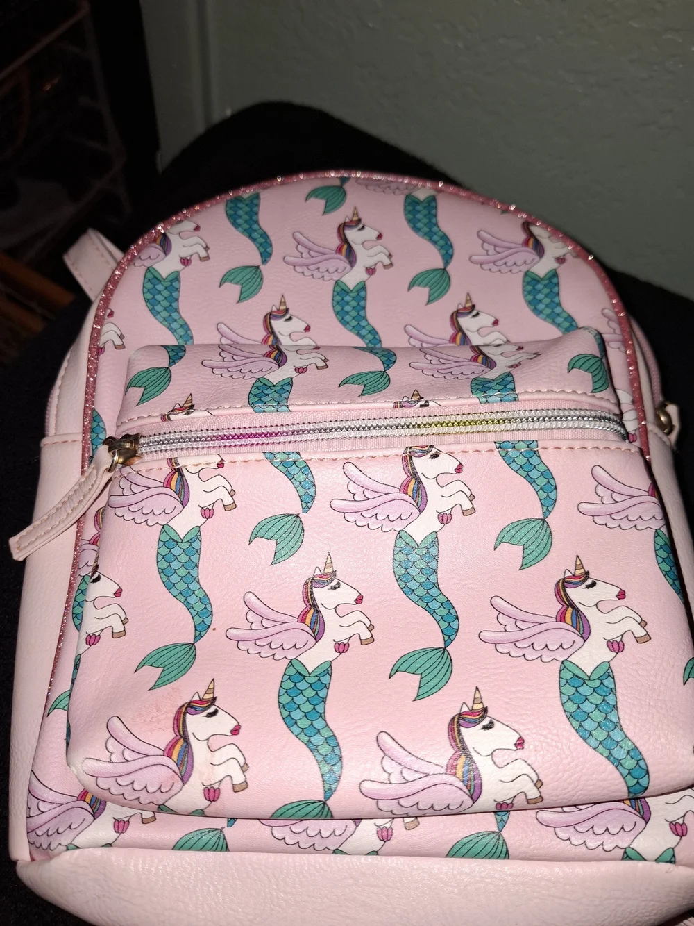 Pink Unicorn Mermaid Mini Backpack - Kids Accessories